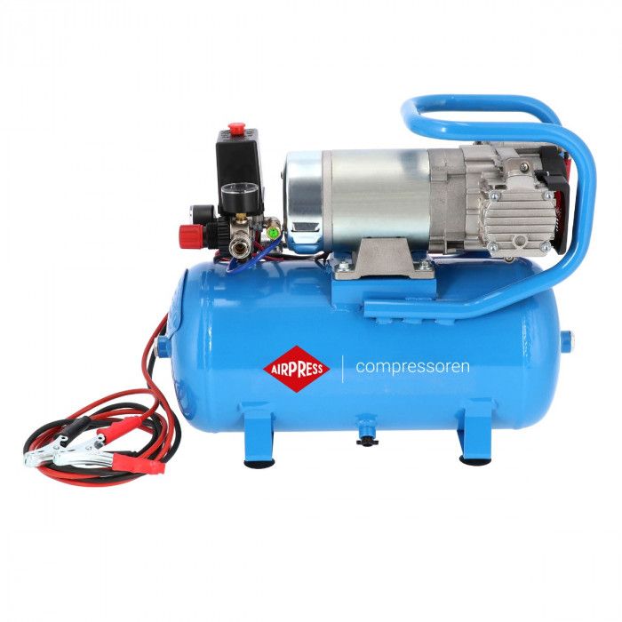 Compresseur pour camion (compresseur 24V) silencieux sans huile DC 24-225/15 10 bar 0.75 ch/0.55 kW 180 l/min 15 L
