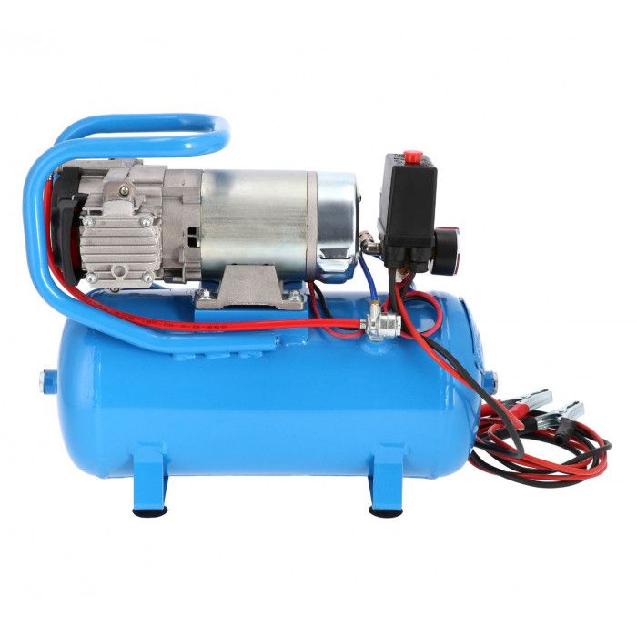 Compresseur pour camion (compresseur 24V) silencieux sans huile DC 24-225/15 10 bar 0.75 ch/0.55 kW 180 l/min 15 L