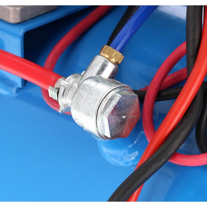 Compresseur pour camion (compresseur 24V) silencieux sans huile DC 24-225/15 10 bar 0.75 ch/0.55 kW 180 l/min 15 L