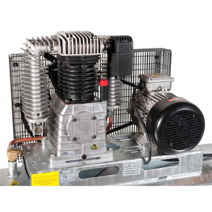 Compresseur G 1000-500 Pro 11 bar K30 7.5 ch/5.5 kW 698 l/min 500 L cuve galvanisée