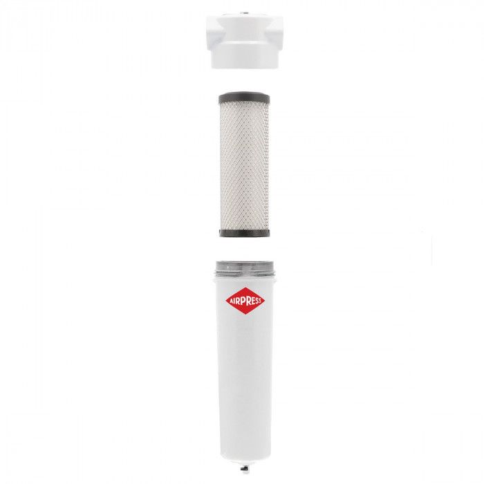 Filtre déshuileur air comprimé A F070 1 1/2" 13000 l/min Charbon actif 0.1 μm, < 0.005 mg/m3