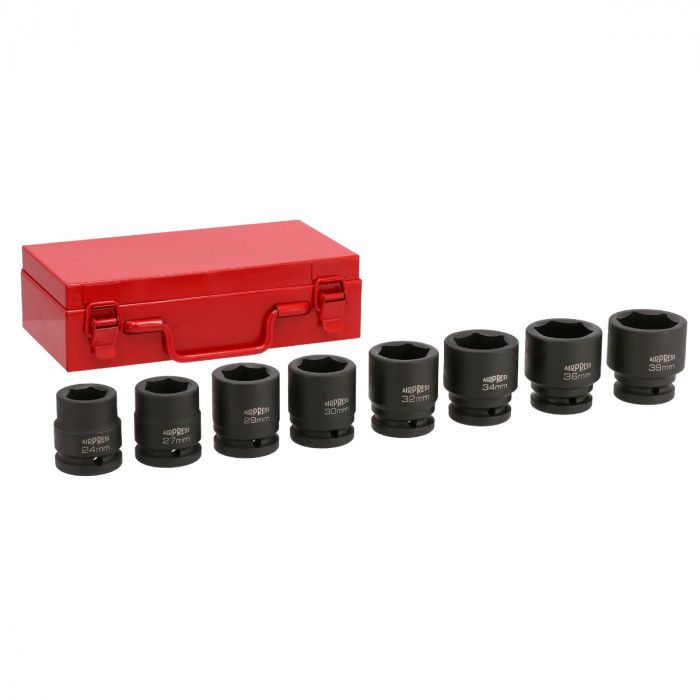Coffret 8 Douilles à choc 3/4”