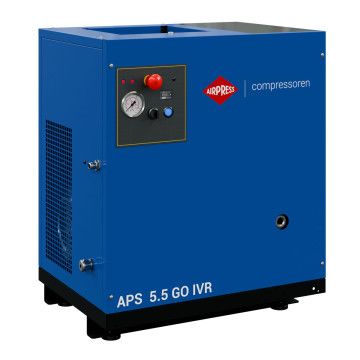 Compresseur à vis APS 5,5 GO IVR 5,5 CV/4 kW 10 bar 264-468 l/min Compresseur à vis APS 5,5 GO IVR 5,5 CV/4 kW 10 bar 264-468 l/min