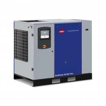 Compresseur à vis EcoPower 20 Dry 10 bar 20 ch/15 kW 2267 l/min à entraînement par engrenage