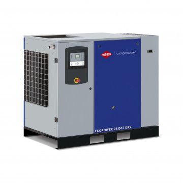 Compresseur à vis EcoPower 25 Dry 10 bar 25 ch/18.5 kW 2917 l/min à entraînement par engrenage 