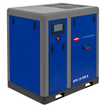 Compresseur à vis APS 15 IVR X 10 bar 15 ch/11 kW 380-1500 l/min