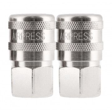 Raccord rapide Orion Filetage 1/4" Femelle - 2 pièces sous blister