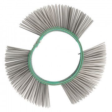 Brosse fil de fer fins 23 mm pour brosseuse (meuleuse à lamelles)