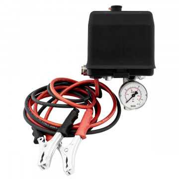 Pressostat avec régulateur 12V 3/8" 12 bar pour compresseur 12V