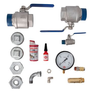 Kit d'installation pour Cuve 500-1500 L et Compresseur à vis 2" 55-90 kW 16 bar 