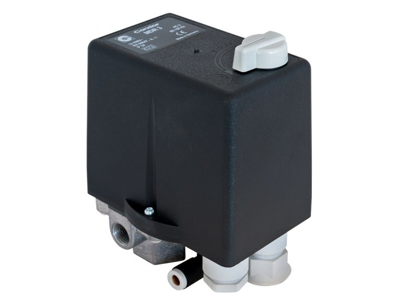 Pressostat Condor MDR 3 400 V avec relais thermique 11 bar 6.3 A 1/2