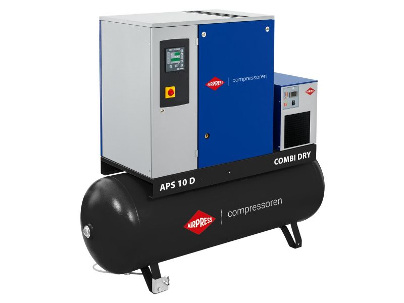 Compresseur à vis APS 10D Combi Dry 10 bar 10 ch/7.5 kW 1000 l/min 500 L