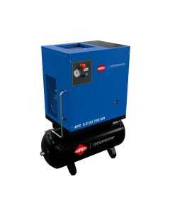 Compresseur à vis APS 5,5 GO 100 Combi IVR 5,5 CV/4 kW 10 bar 498 l/min 100 L