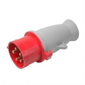 Fiche droite 400 V 5 pôles. 32 A