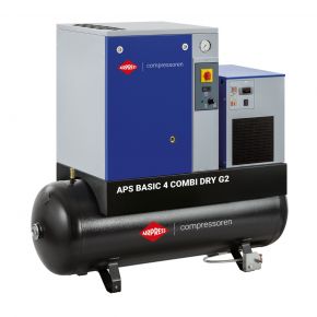 Compresseur à vis APS 4 Basic G2 Combi Dry 10 bar 4 ch/3 kW 366L/min 200 litres