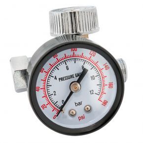 Reducteur de pression avec manomètre 1/4" 10 bar