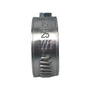 Collier de serrage à bande pleine 15-25 mm