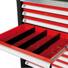 Séparateurs de tiroir 55 x 395 mm pour Servante d'atelier