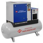 Compresseur à vis APS 20 Basic Combi Dry 10 bar 20 ch/15 kW 1680 l/min 500 L