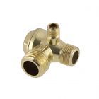 Clapet anti retour 1/2" Mâle x 12 mm pour compresseur 36840/ 36546/ 36646