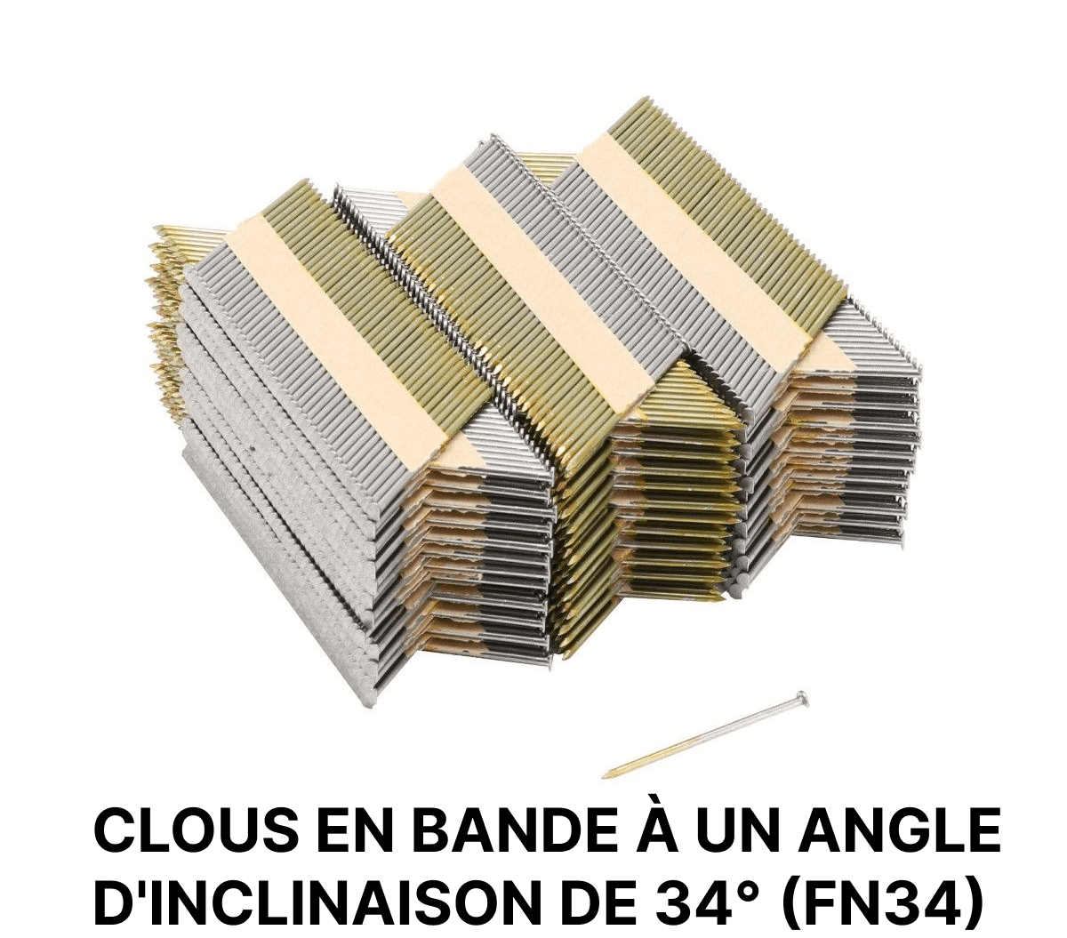 Clous pour cloueuse pneumatique (en bande) | Airpress