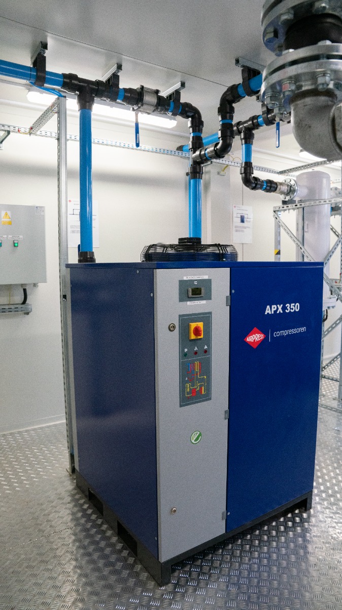Sécheur frigorifique Airpress intégré à une installation pneumatique