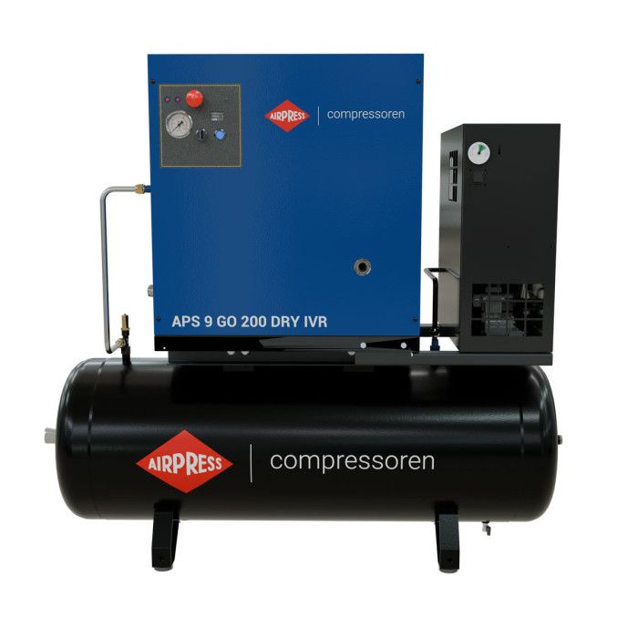 Compresseur APS 9 GO 200 Combi Dry IVR Airpress