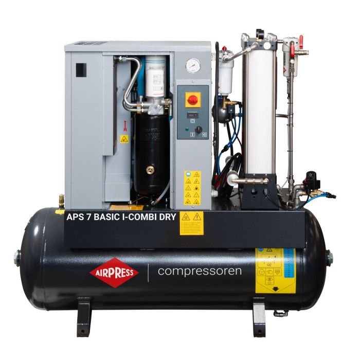 Compresseur à vis APS 7 Basic i-Combi Dry 200 l avec kit OFAG4 | Airpress